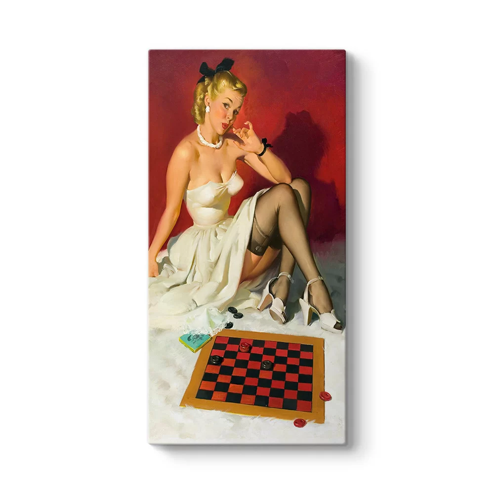 Pin Up Checkers Tablosu - Model 7